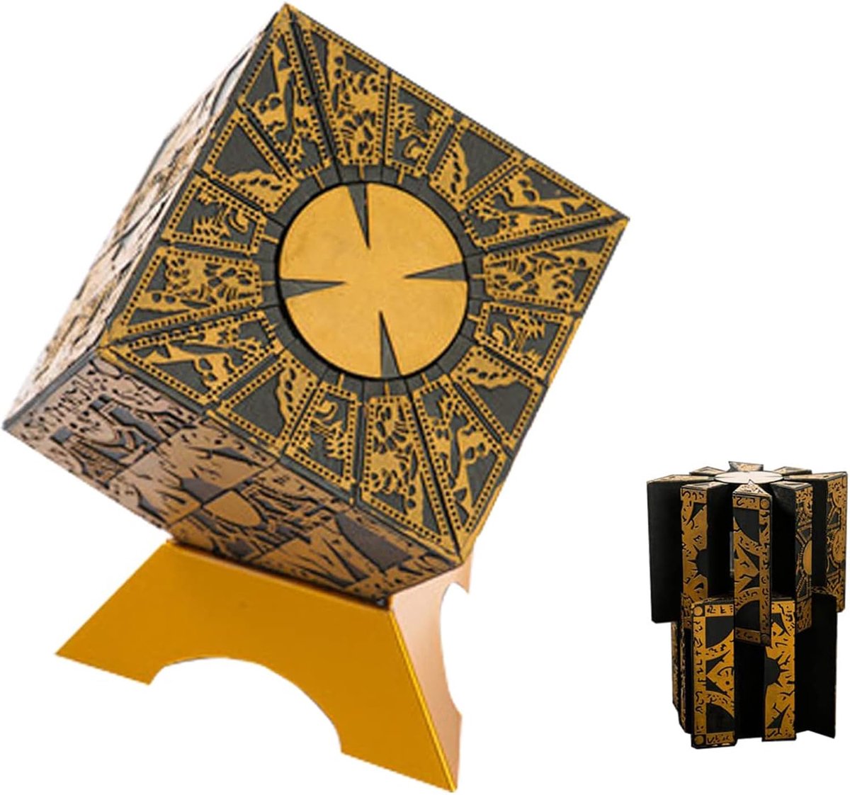 Lament Configuration - mechanische puzzelkubus als premium filmreplica - vervormbaar horrorverzamelstuk & mechanisch rekwisiet - elegante decoratie voor thuiskantoor & vitrine - cadeau