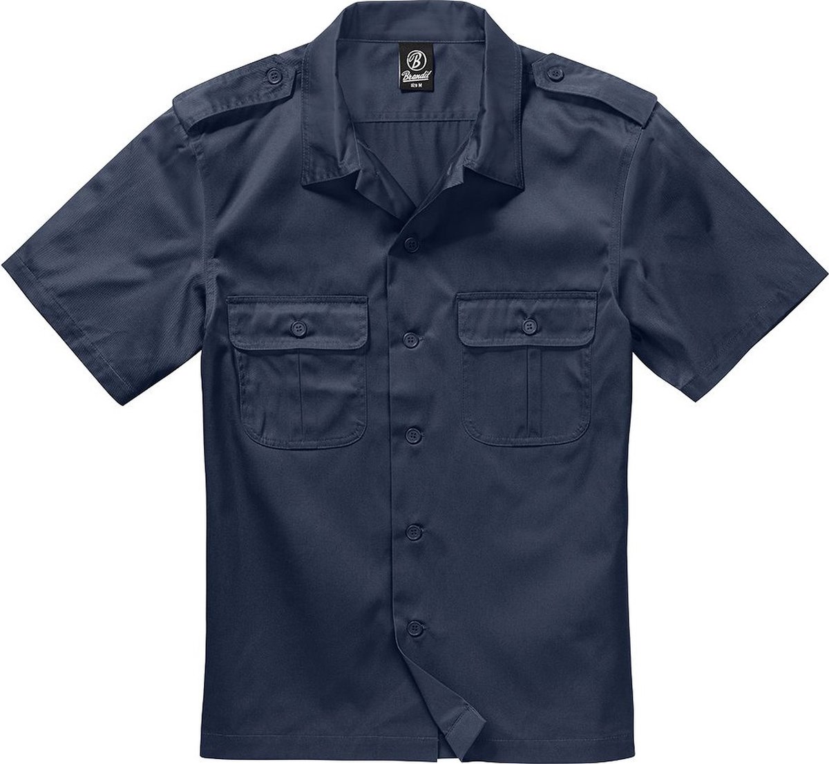 Brandit - US Overhemd - S - Blauw