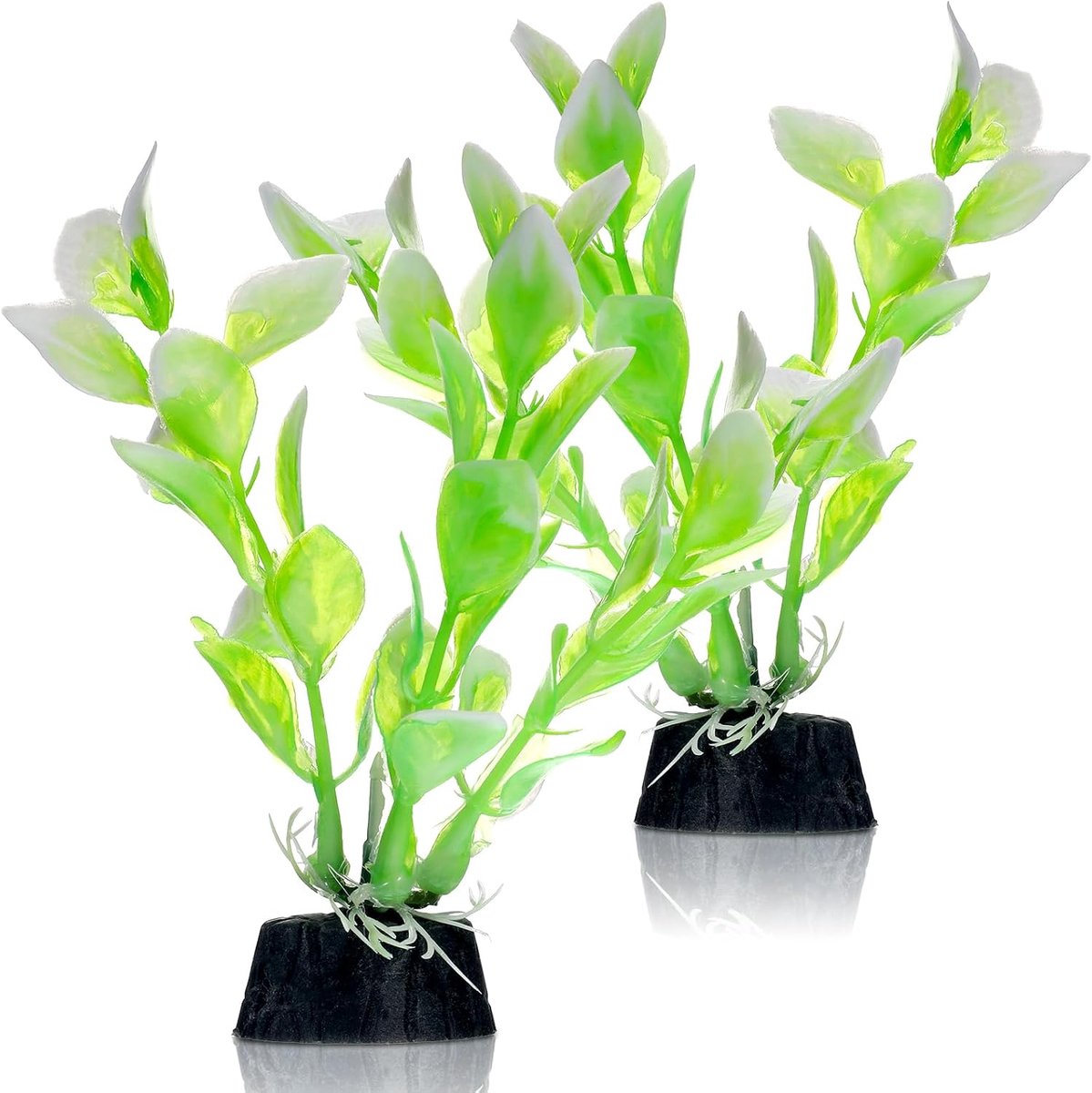 2 stuks aquarium decoratie aquariumplanten groene aquariumplanten kunstplanten