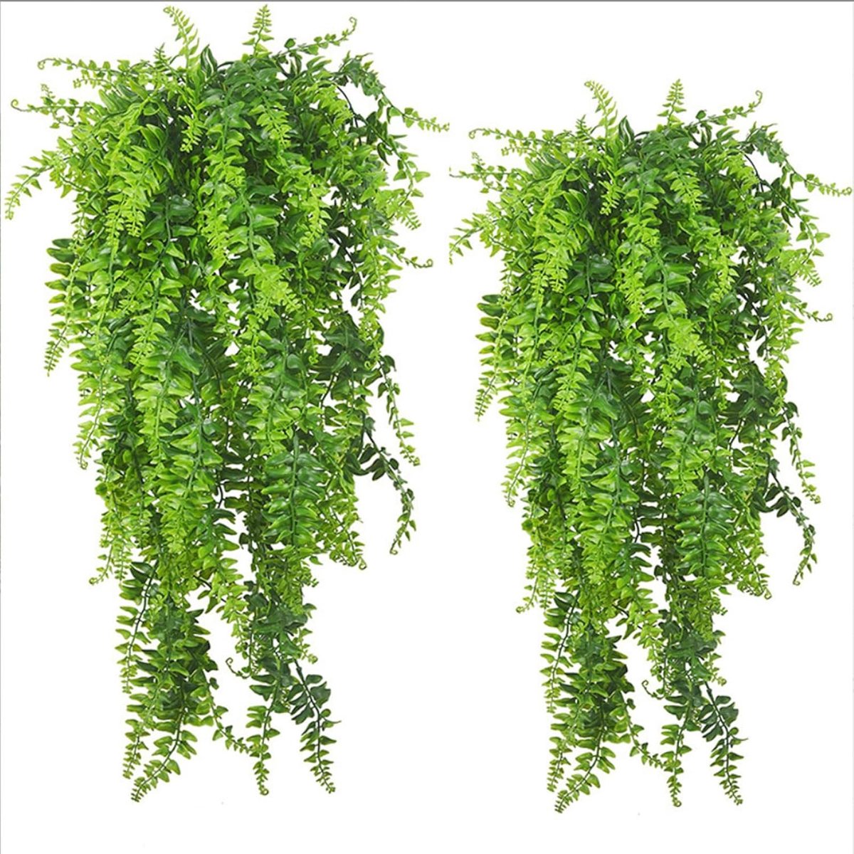 2 Pieces Terrarium Decoration Plants Hanging Plant Accessories Artificial Hanging Reptiles Tank Living Room - ShopVlot