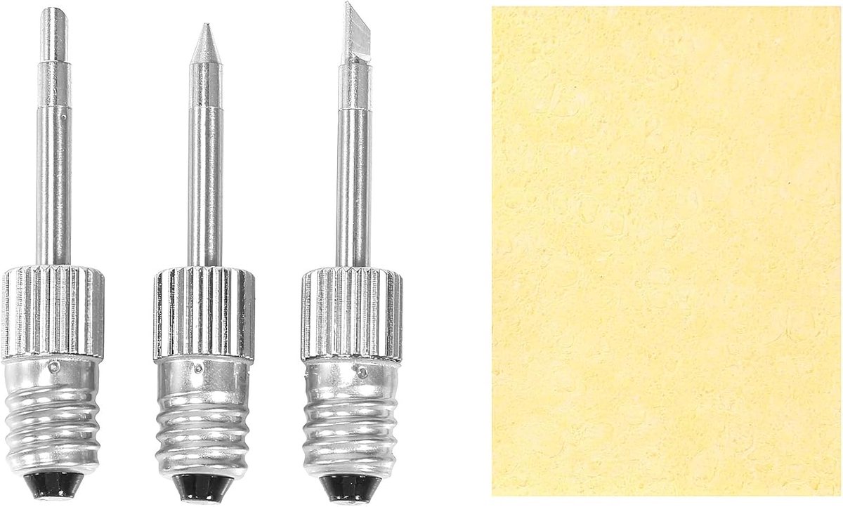 3pcs Brass Soldering Tips USB Soldering Iron Head Welding Soldering Points for Soldering Stations with E10 Interface - ShopVlot