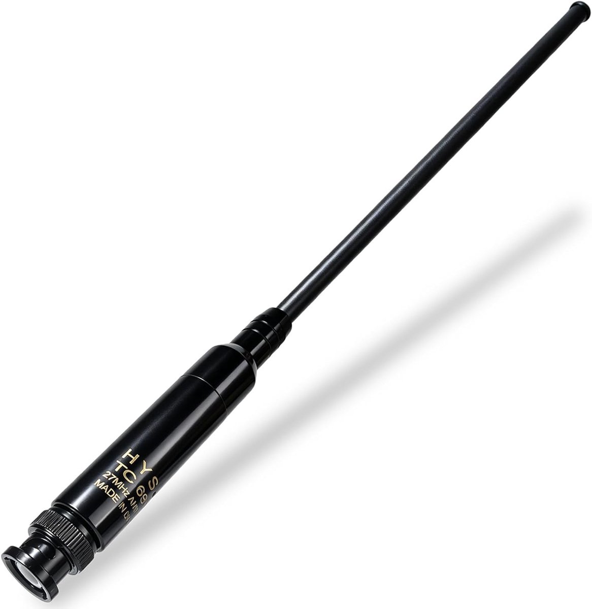 HYS 27 Mhz BNC Handheld Scanner Antenne, Telescopische/Rod 28,5 cm (11,22 in) - ShopVlot