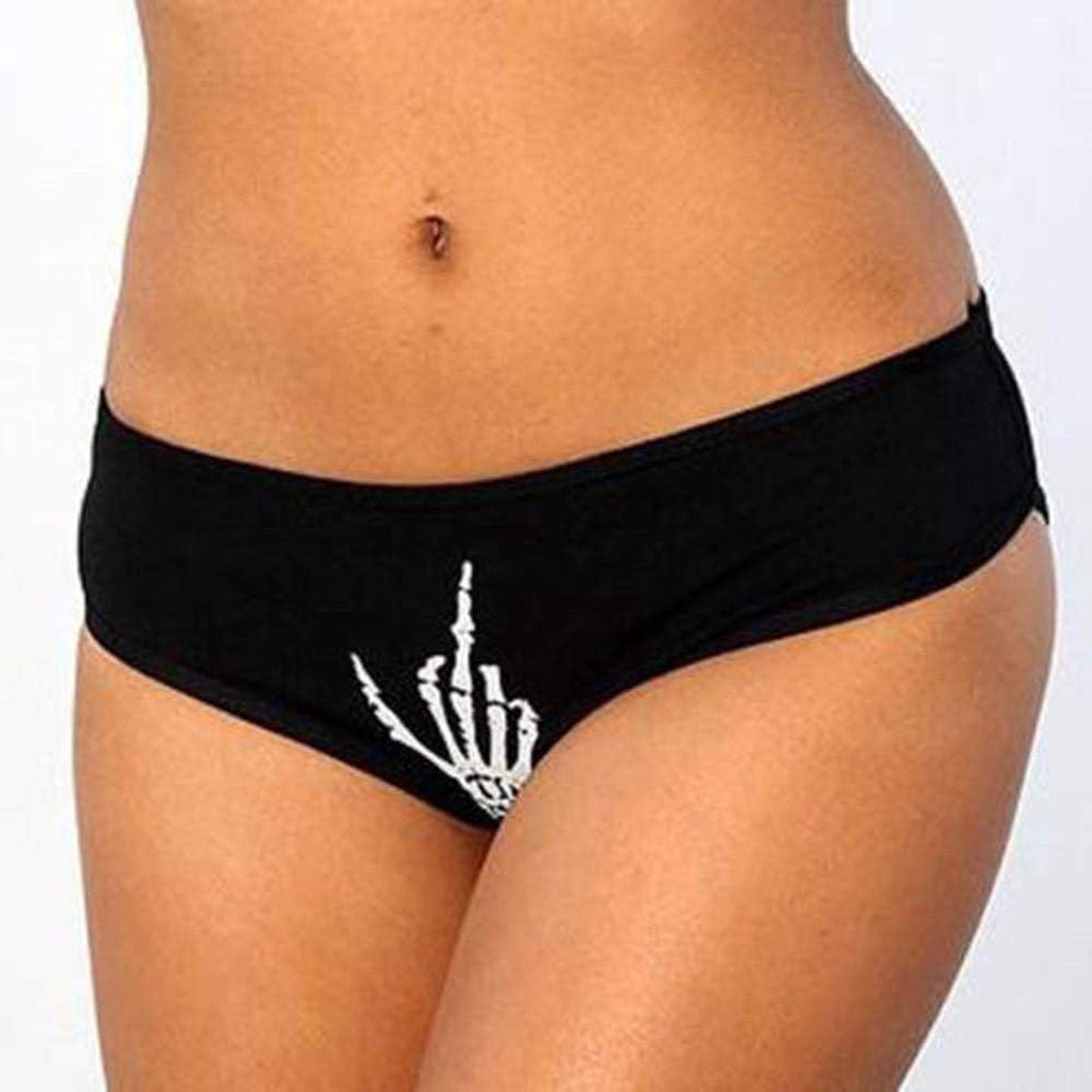 Kleding Sexy Dames Kostuums Lingerie Print Verleiding Nachtkleding Slipje Ondergoed Kanten Slips Erotische Porno Ladies-Black_S