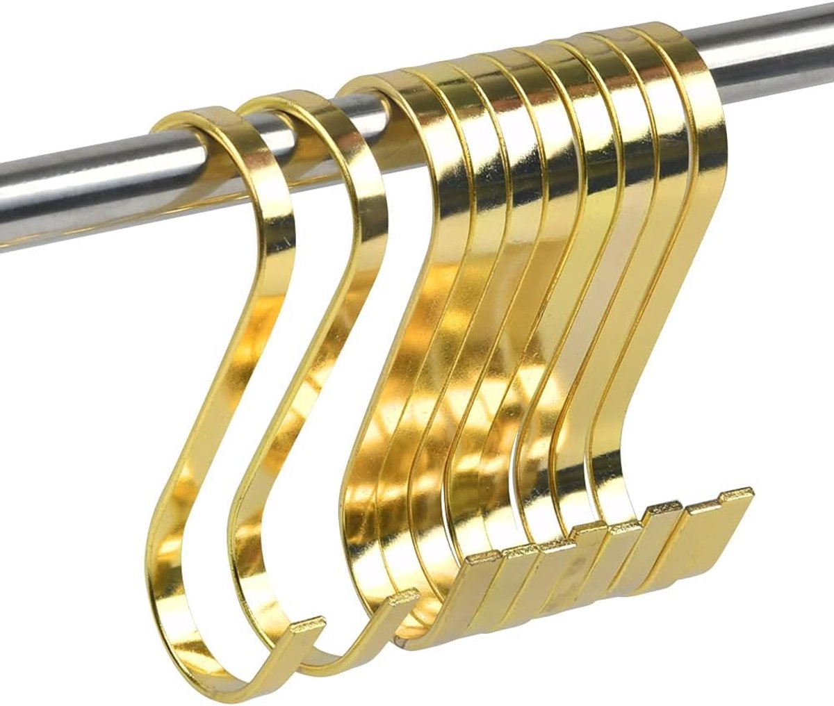 Haken, roestvrij staal, heavy duty hanghaken, keukenhaken om op te hangen voor keuken, garderobe, slaapkamer, badkamer, kantoor, tuin, 10 stuks