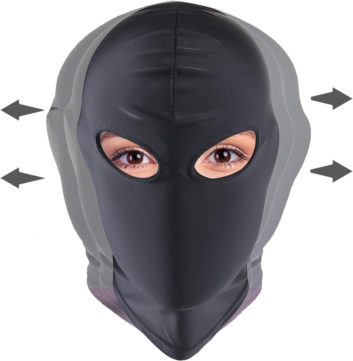 Future of Your Pleasure sensueel BDSM masker voor mannen en vrouwen - fetisj SM sexmasker B23-3
