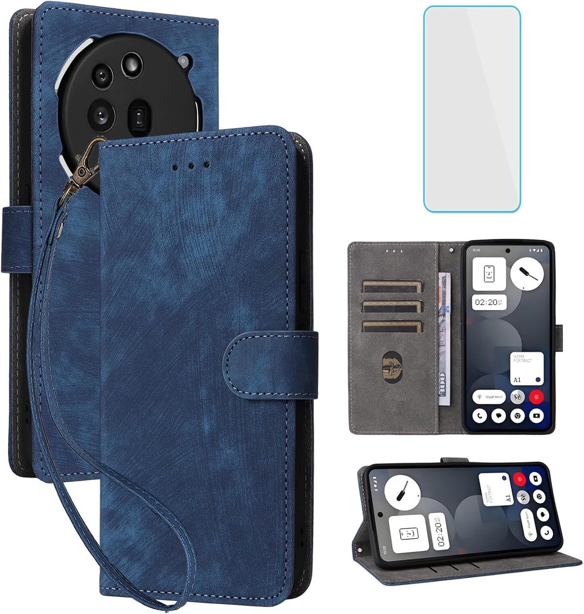 Hoesje voor Nothing Phone 3A Pro Blauw
