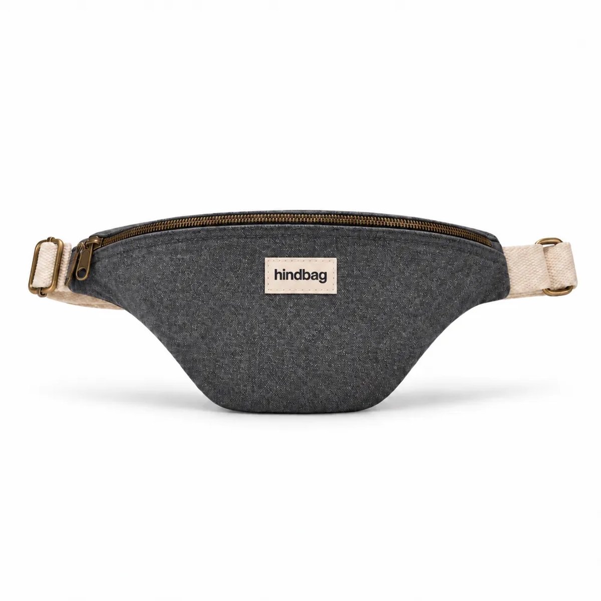 Hindbag heuptas Olivia donkergrijs - biologisch katoen