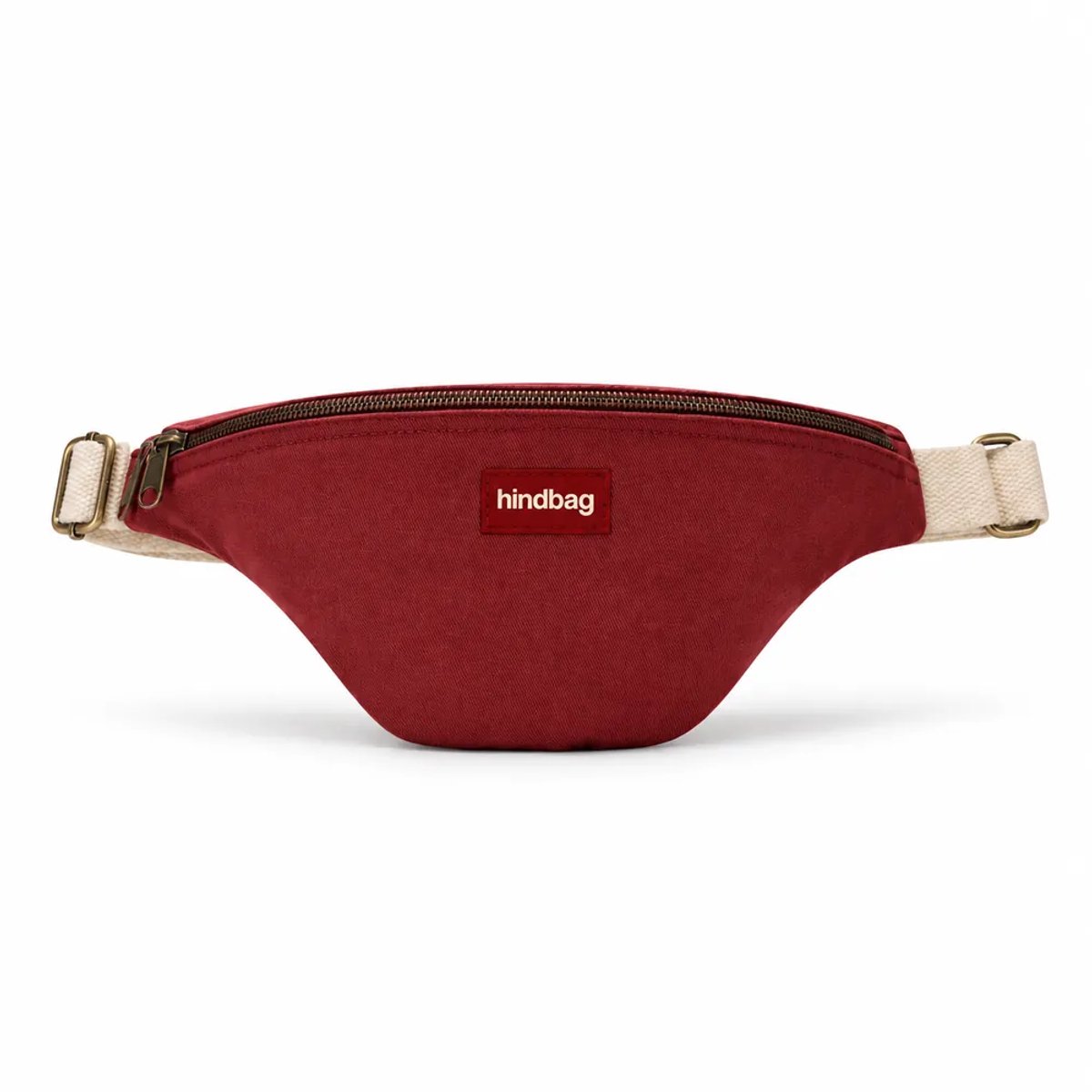 Hindbag heuptas Olivia bordeaux - biologisch katoen