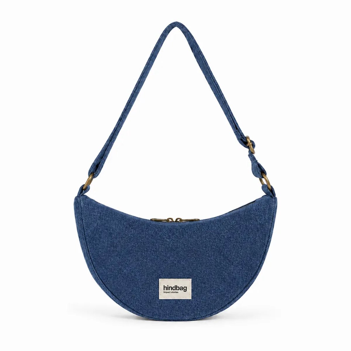 Hindbag heuptas Andrea denim blauw - biologisch katoen