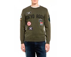 Replay Uk00b2.000.72229g Trui Groen 2XL Man