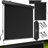 KESSER® Verticale zonwering - Balkonscherm met handslinger - Zon- en inkijkbescherming - Antraciet 160 x 250 cm
