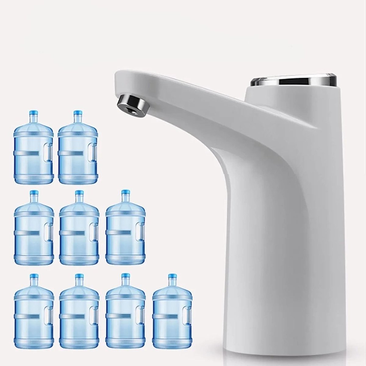 USB Opladen Elektrische Waterpomp Draagbare Waterfles Dispenser met Geluidsreductie Ontwerp Veilig Abs Materiaal voor Thuisboorschool Buiten