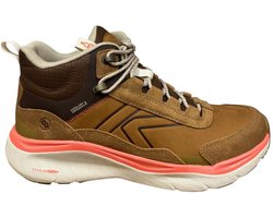 Keen - Leiki Mid Leather - Dames - Wandelschoenen Waterdicht - Bruin
