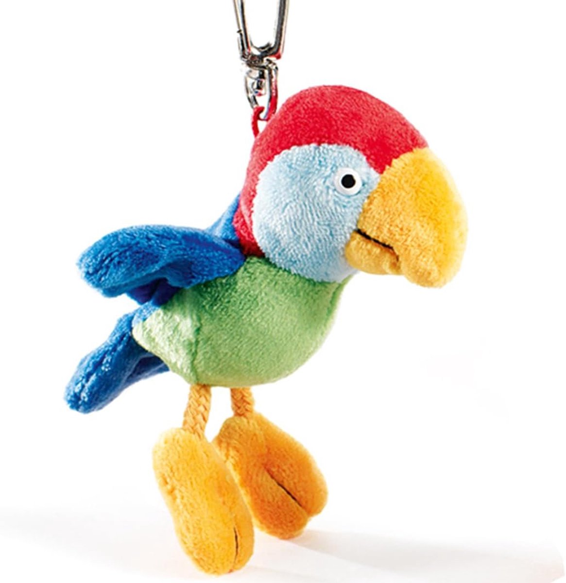 Pluche sleutelhanger papegaai Calypso 10 cm