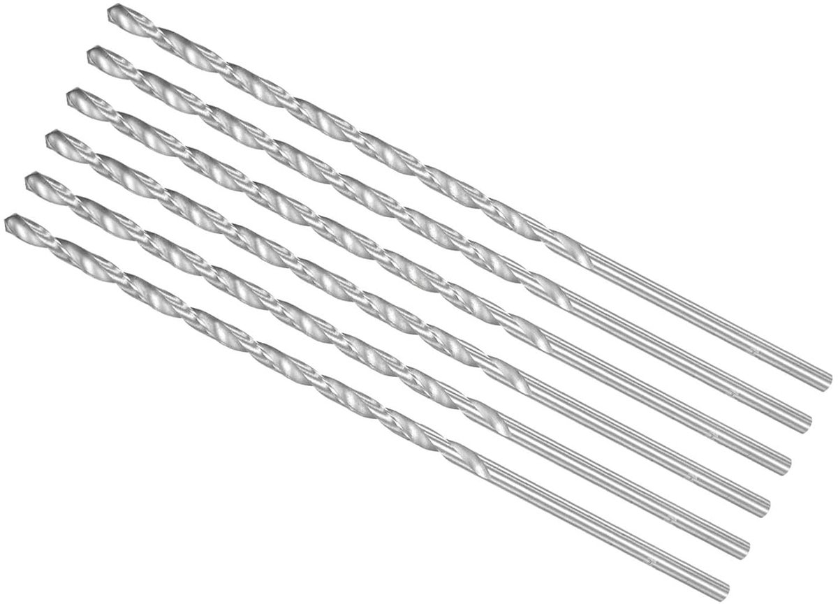 Extra long twist drill tip, 4 mm, drill diameter 160 mm, total length, high-quality steel, twist drill point - ShopVlot