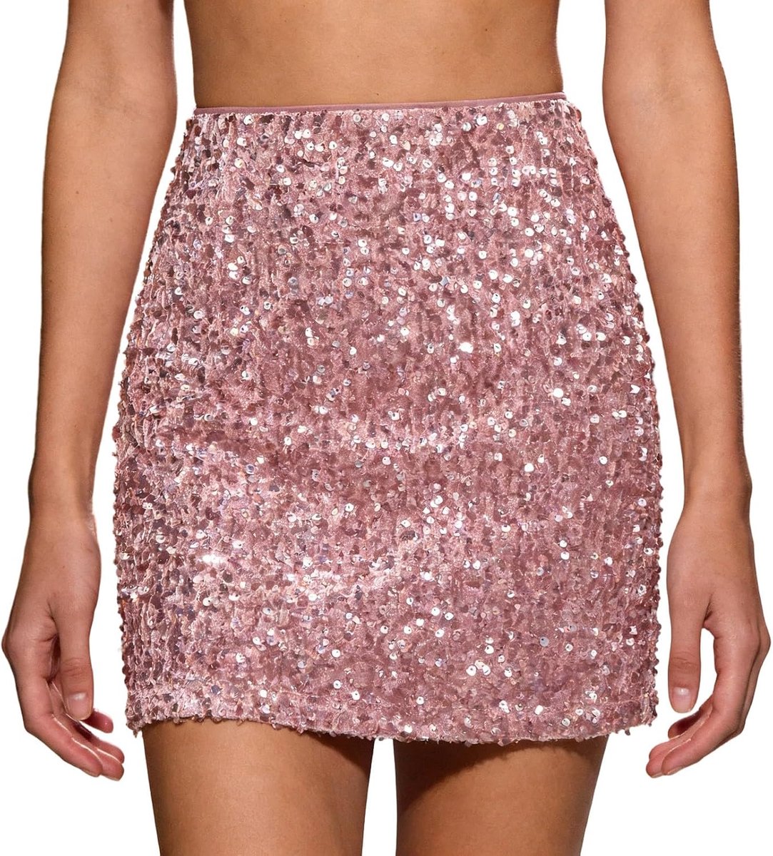 Damesrok met hoge taille, trapezium, uitlopend, portemonnee, geplooid, potlood, vintage, bohemien, modern, trendy, losvallend, asymmetrisch, gevoerd, A106