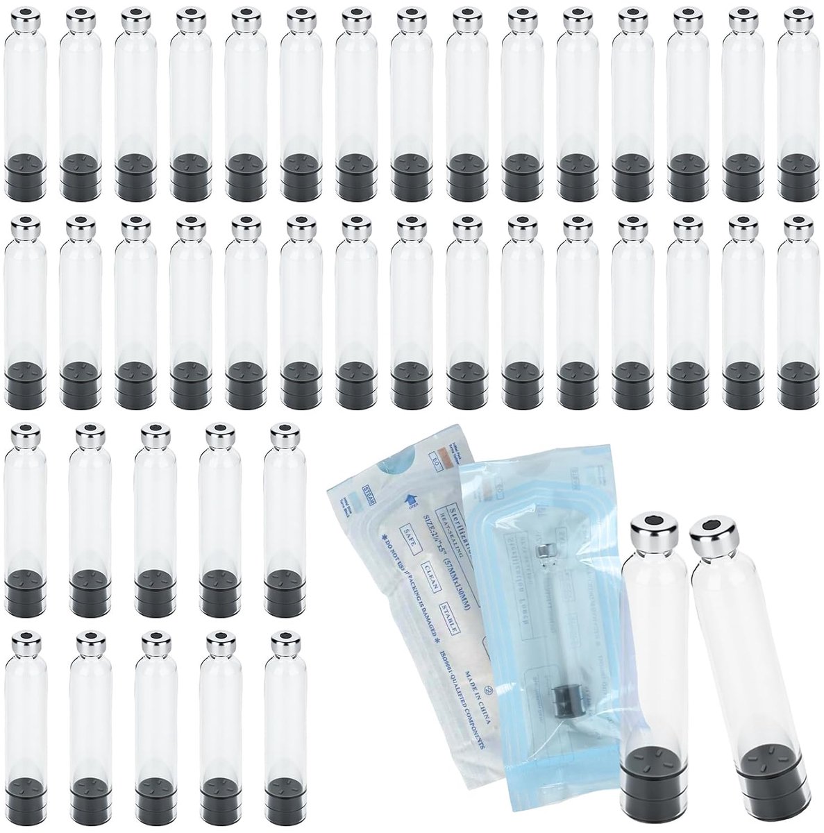 3 ml cartridge in penpatroonstijl, 40 stuks gesteriliseerd, leeg