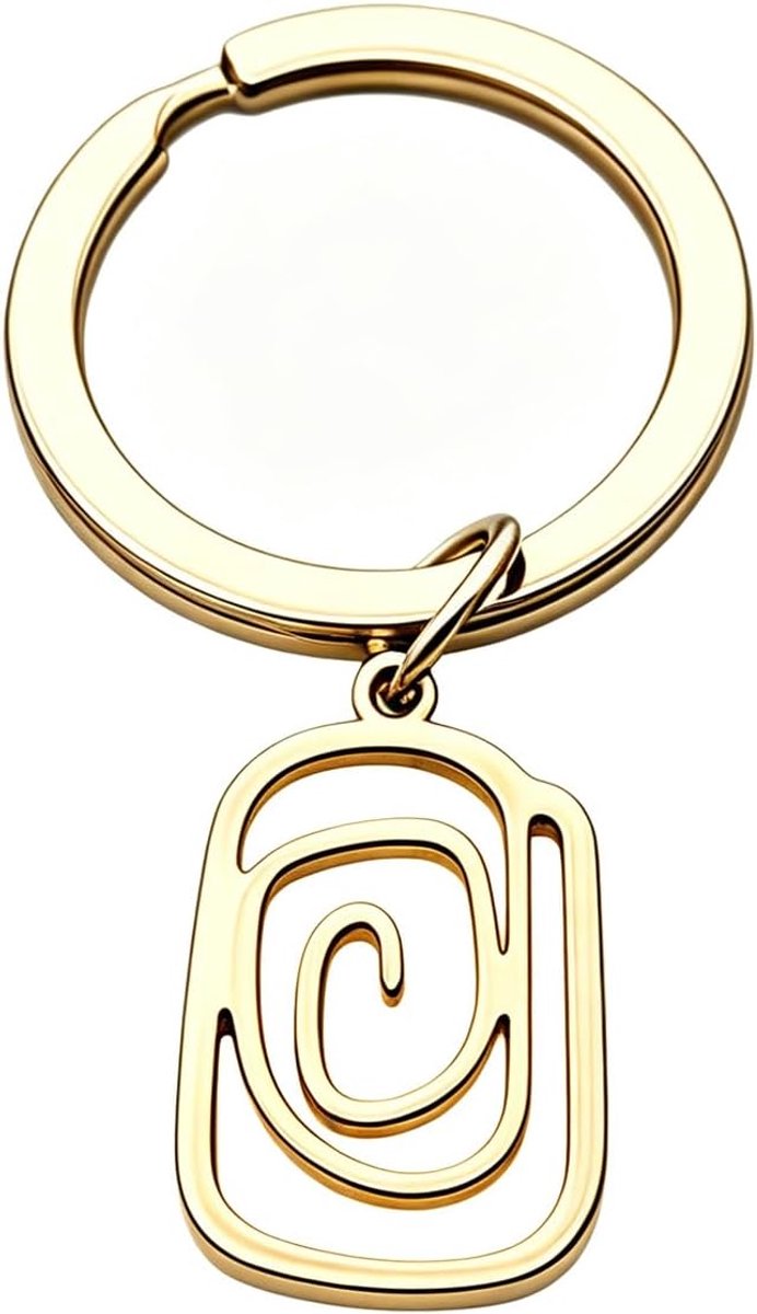 Sleutelhanger Rvs Geomrtric Driehoek Vierkante Art Lijn Hanger Auto Sleutel Handtas Sleutelhangers Accessoires Sieraden Gift