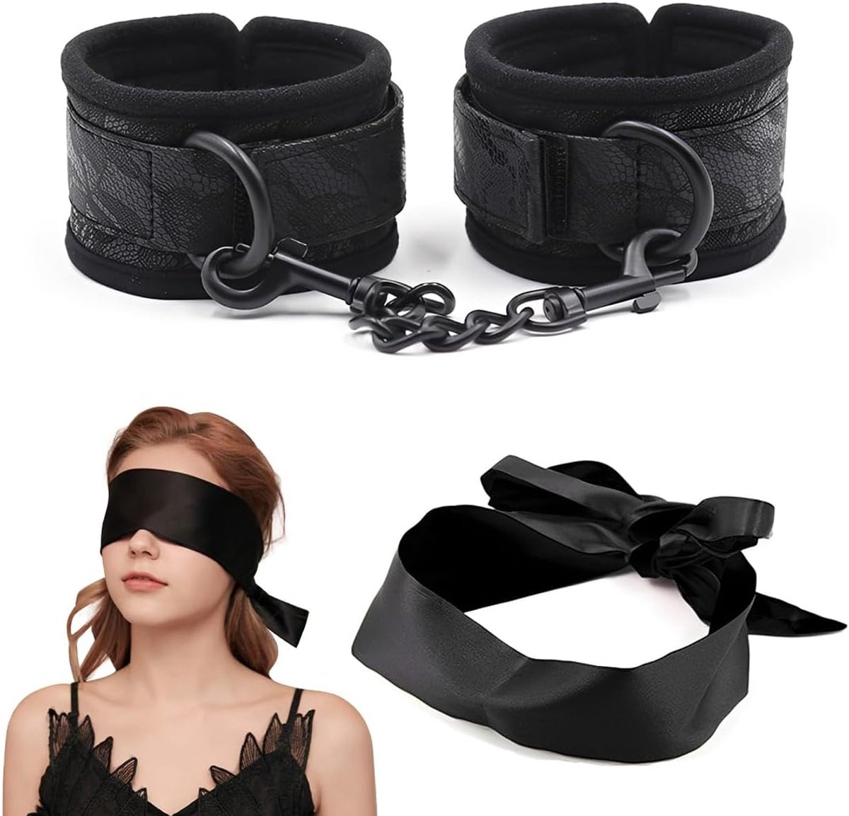 Handboeien voor seksspelletjes, blind-doeken vo-or seks, bedbeperkingen, seksspeeltjes vo-or volwassenen, topstijl