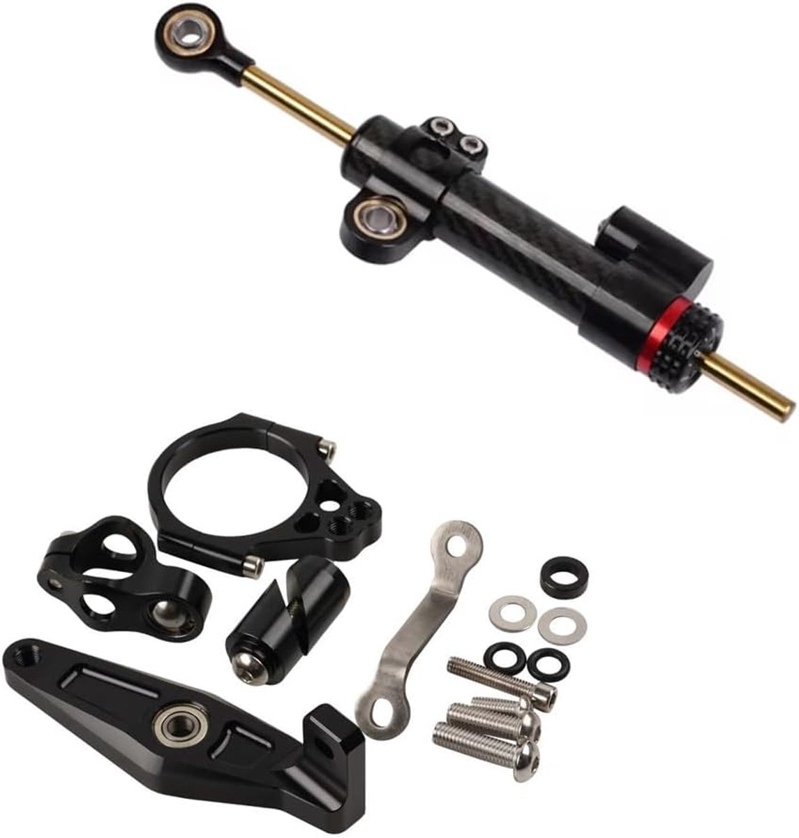 Compatibel met YAMAHA MT09 XSR900 MT-09 MT 09 XSR 900 700 2021-2023 2024 2025 Motorfiets Stuurdemper Montagebeugel Stabilisator Ondersteuning Snelheid Wobble Veiligheid