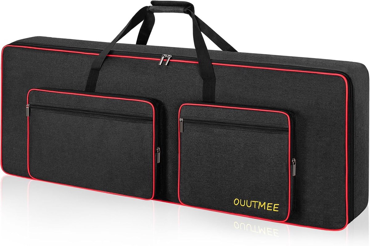 Keyboard case 61/76/88 toetsen - 600D Oxford stof - shockproof en waterproof - perfecte bescherming voor transport - ShopVlot