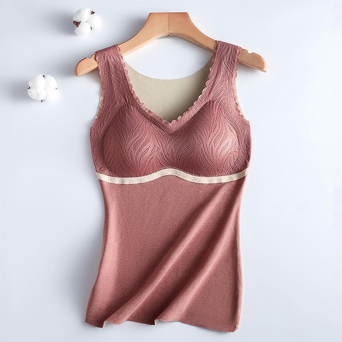 SnelShoppen - Thermovest Dames met Fleecevoering, Kant en Zachte Microvezel - Ideaal voor Herfst en Winter, Compatibel met Motorkleding, Dacron Materi