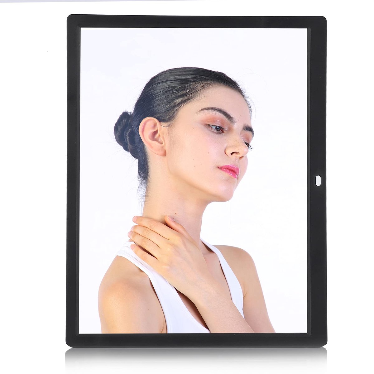 SnelShoppen - Digitale Fotolijst 15 inch HD 1024x768 - Met Afstandsbediening, Video & Muziek - Kalender, Wekker - Perfect voor Thuis, Feesten & Cadeau
