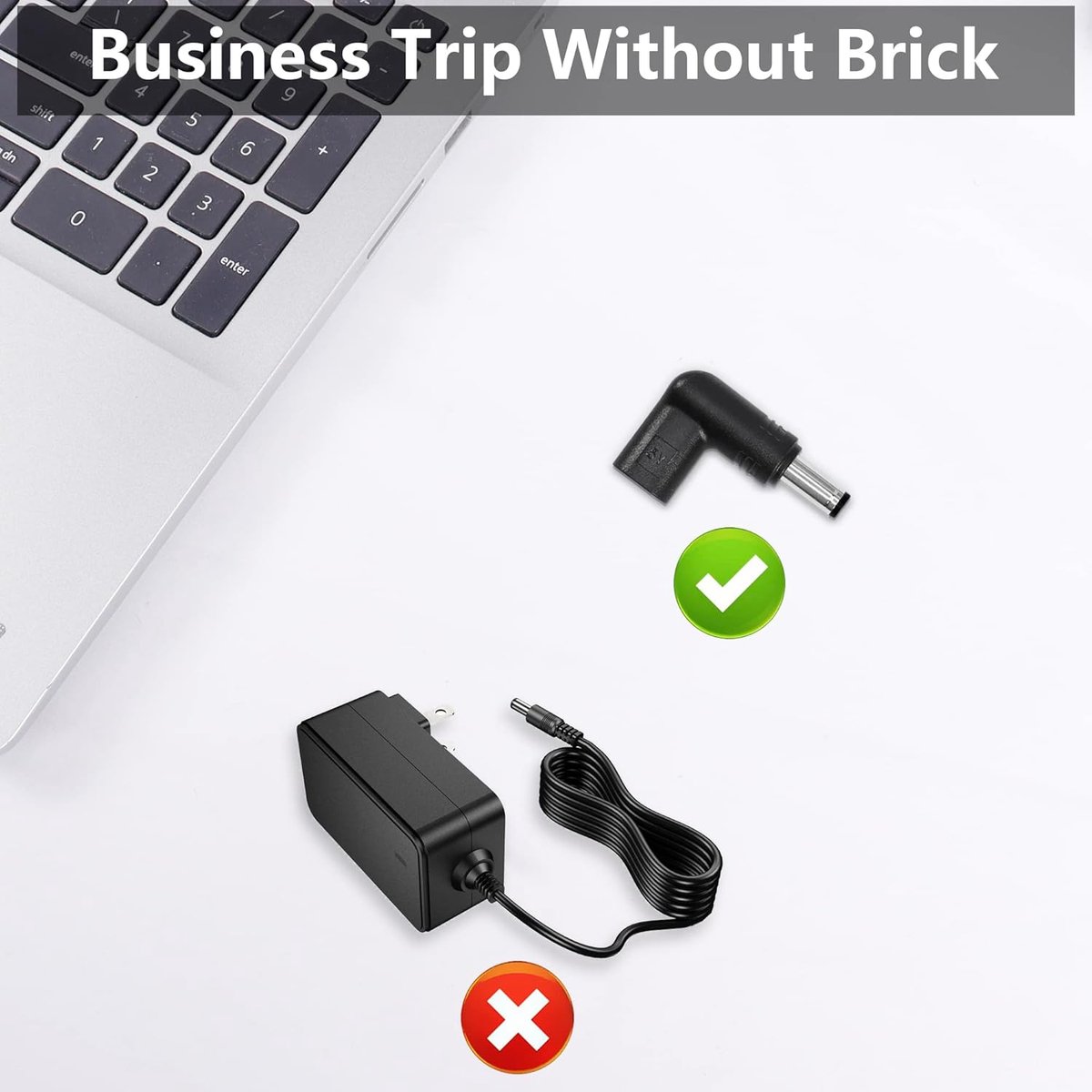 USB C naar DC Adapter 6Pcs - 90 Graden Hoekig - 5V PD Emulator - Voor Laptop en Router - ShopVlot