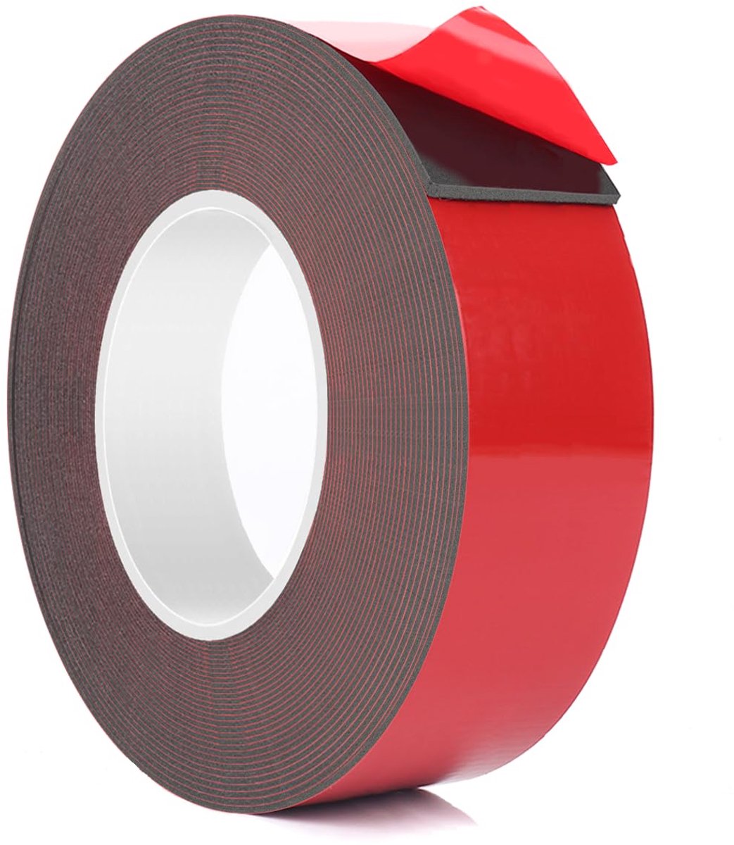 Dubbelzijdige extreem sterke tape 25mm - waterproof - temperatuurbestendig - voor autodecoratie - ShopVlot