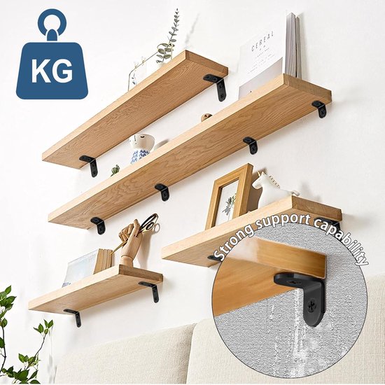24 stuks hoekverbinders, zwart, 30 x 30 x 16 mm, hoek, zwart, roestvrij staal, hoek, klein, 90 graden, metalen hoek met schroef, meubelhoek voor hout, meubels, tafels, stoelen, kasten — afbeelding 3