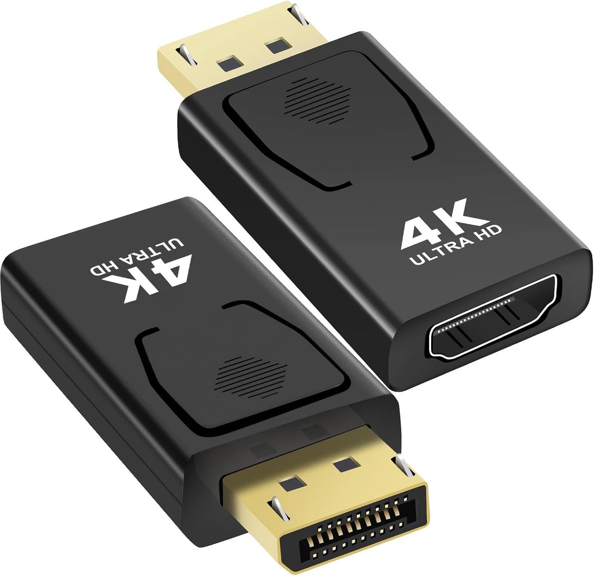 2-pak DisplayPort naar HDMI 4K 30Hz 2K 60Hz 1080P Adapter