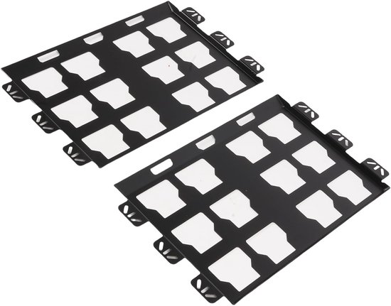 2 Pack Montageplaten voor Toolbox, Duty RVS Tool Opslag Beugel, 100LB Lo Teless Staal Tool OrganizerHeavy Duty Box Beugel Montage Plaat Volledige Plaat — afbeelding 3