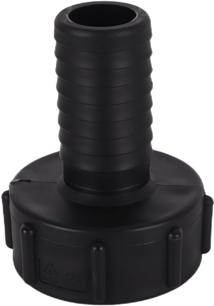 Kunststof IBC-tankkoppelingen, 60 mm grove draad, import naar 1,2" (32 mm) tuinslangkraanadapter, vervangende kleponderdelen