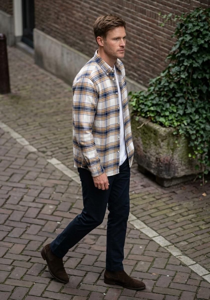 AMBITIOUS Gali Chelsea Boots Heren - Bruin - Maat 44