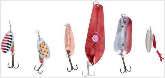 Vissen - Vis - Spinner - Blinker - Blinkertjes - Set Van 6 - Fish Active van VISSEN — afbeelding 4