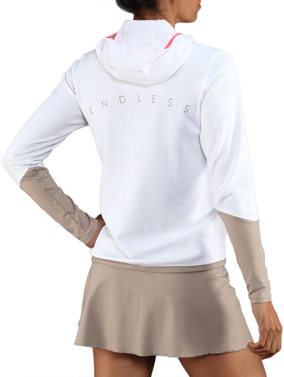 Sudadera Endless Breath Line 40566 000463 White Delave Mujer Xs
