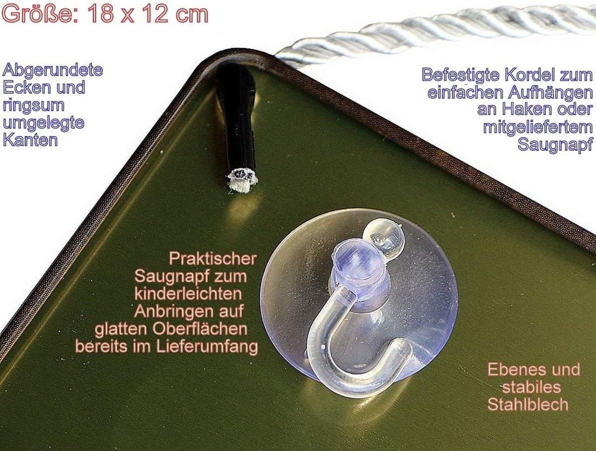 / A Men neemt een goed glas wijn en schud het in de kok 18x12 hangbord HS481