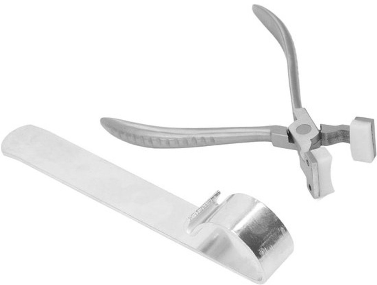 Armband Buig Tang - Sieraden Toolset - Armbanden Maken - Roestvrij Staal - 18 cm - Zilver
