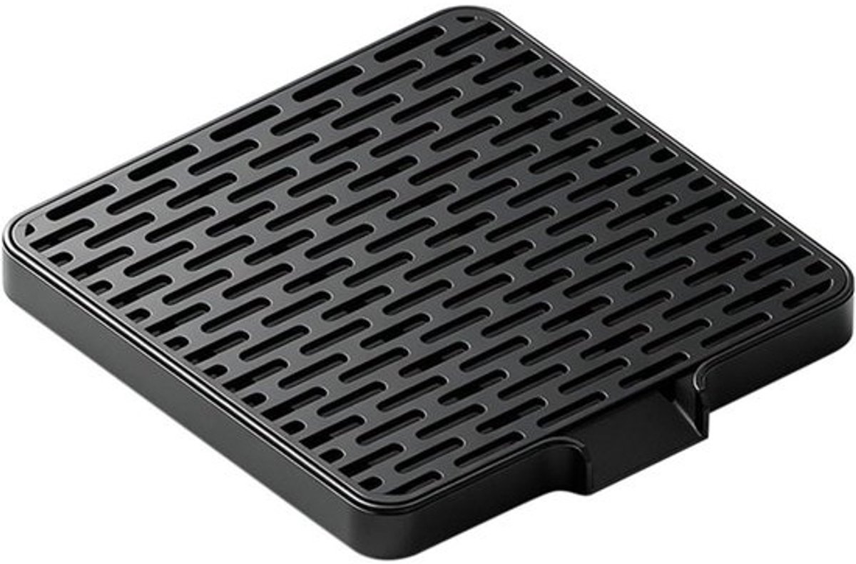 Koffieweegschaal Druppelopvangschaal - Pour-over Bakje - Koffie Zetten - Zelfafvoerende Functionaliteit - 4 x 14 x 4 cm - Zwart