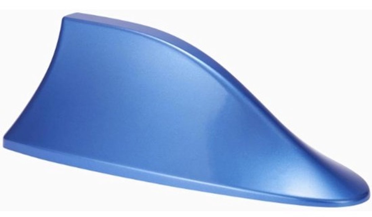 Auto Dakantenne - Haaienvin Antenne - Radio Ontvangst - Stabiel Signaal - 15cm Kabel - Blauw