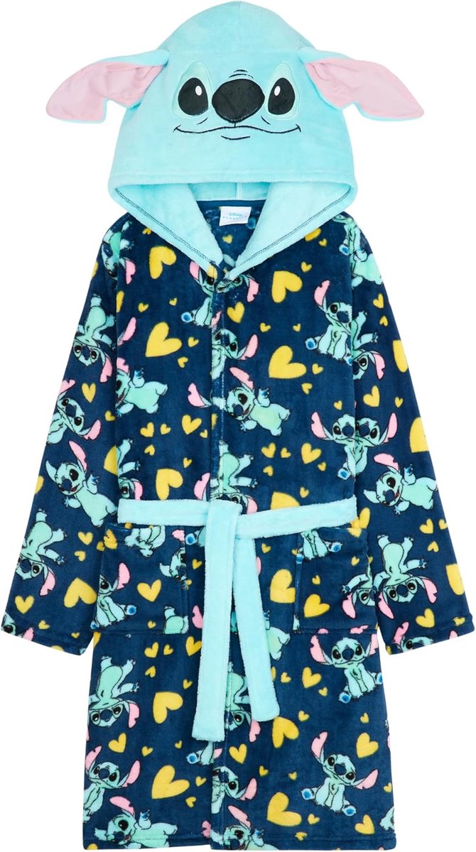 Trend Fleece badjas voor meisjes, tieners, ochtendjas, zachte badjas met capuchon, gezellige loungewear, nachtkleding, cadeaus voor meisjes