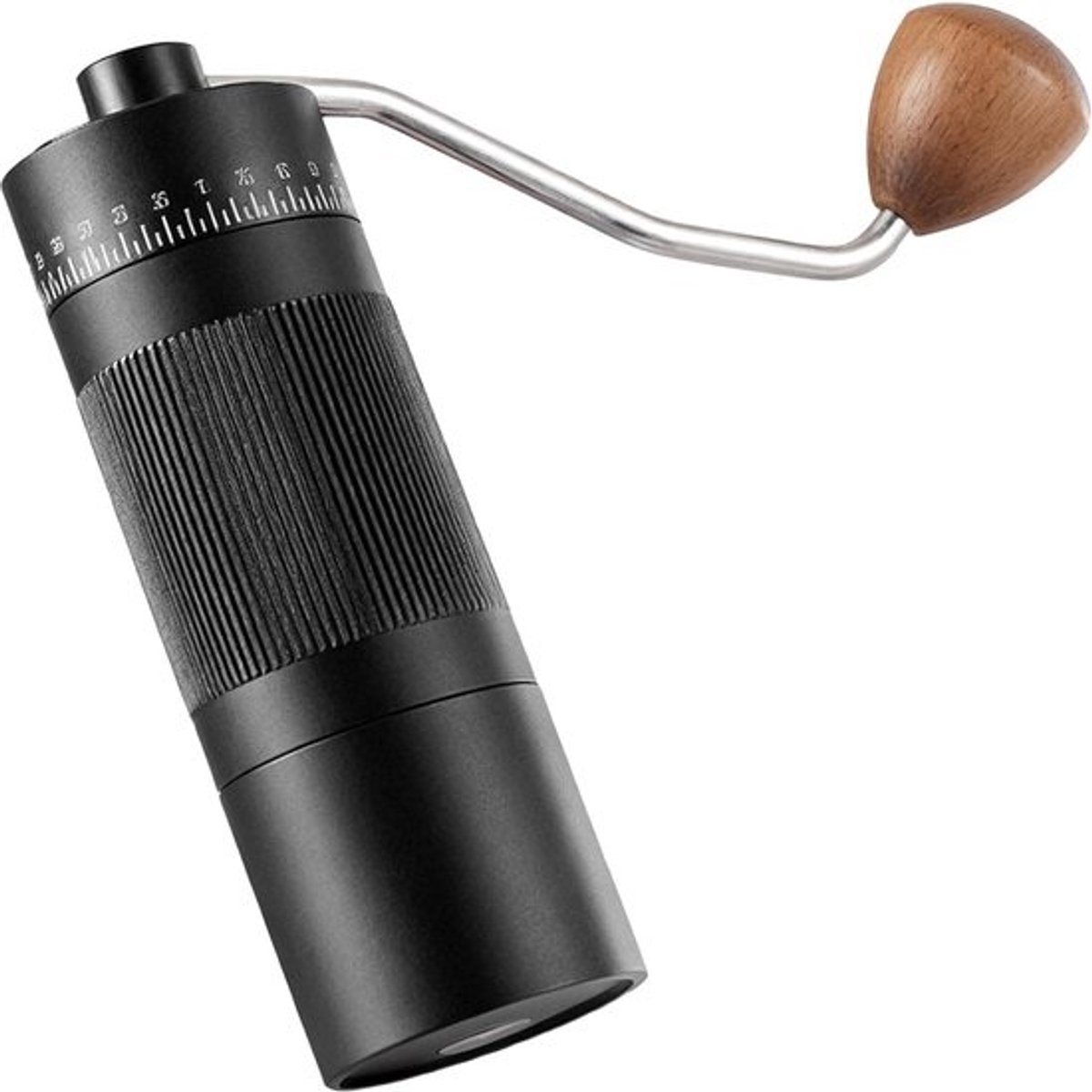 Handmatige Koffiemolen - Koffiebonenmolen Handmolen - Verse Koffie Zetten - 55 Maalinstellingen - 22 g Capaciteit - Zwart
