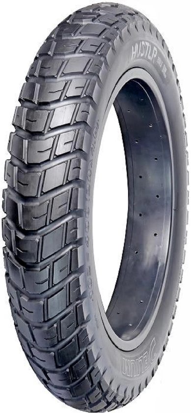 Zwarte Delium SA-319 Hustlr fatbikeband 20 x 4.00 met een grof profiel.