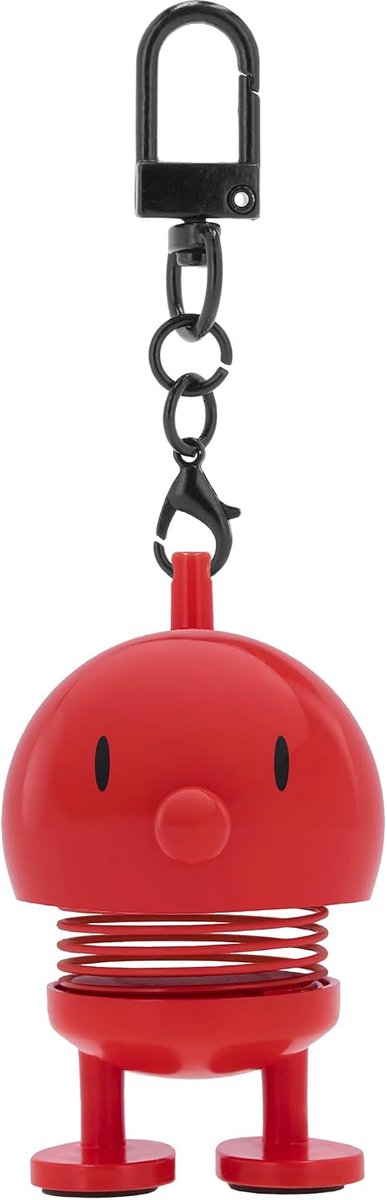 Bag Charm - rood - tashanger voor mannen en vrouwen - tassenhanger - sleutelhanger en accessoire voor tassen