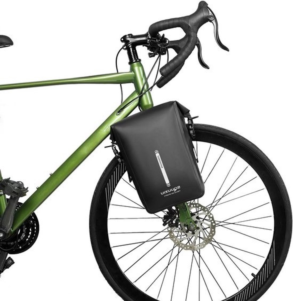 Fietstas - Droogtas Schoudertas - Waterdicht Vervoer - Rolsluiting Ontwerp - 6 Liter - Zwart