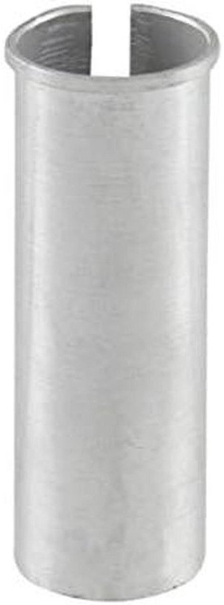 Zadelpen Adapter - Zadelsteun Verkleiner - Fiets Zadel Aanpassen - Aluminium Constructie - 27.2mm naar 30.2mm - Zilver