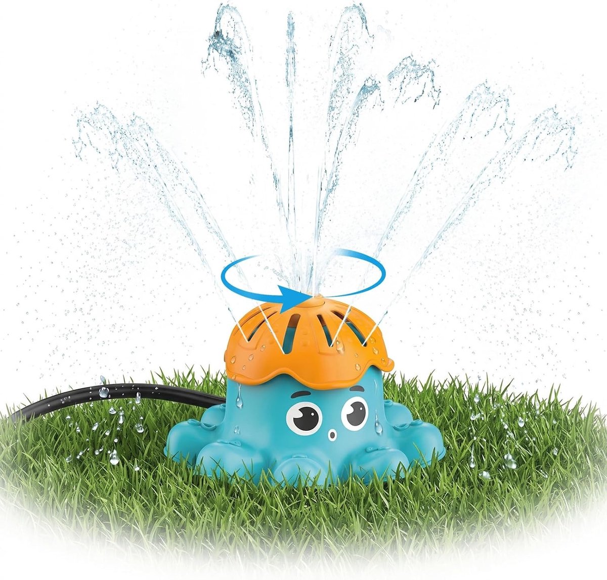 Verstelbare Slang met Draaibare Spuitkop voor Efficiënt Watergeven en Tuinonderhoud