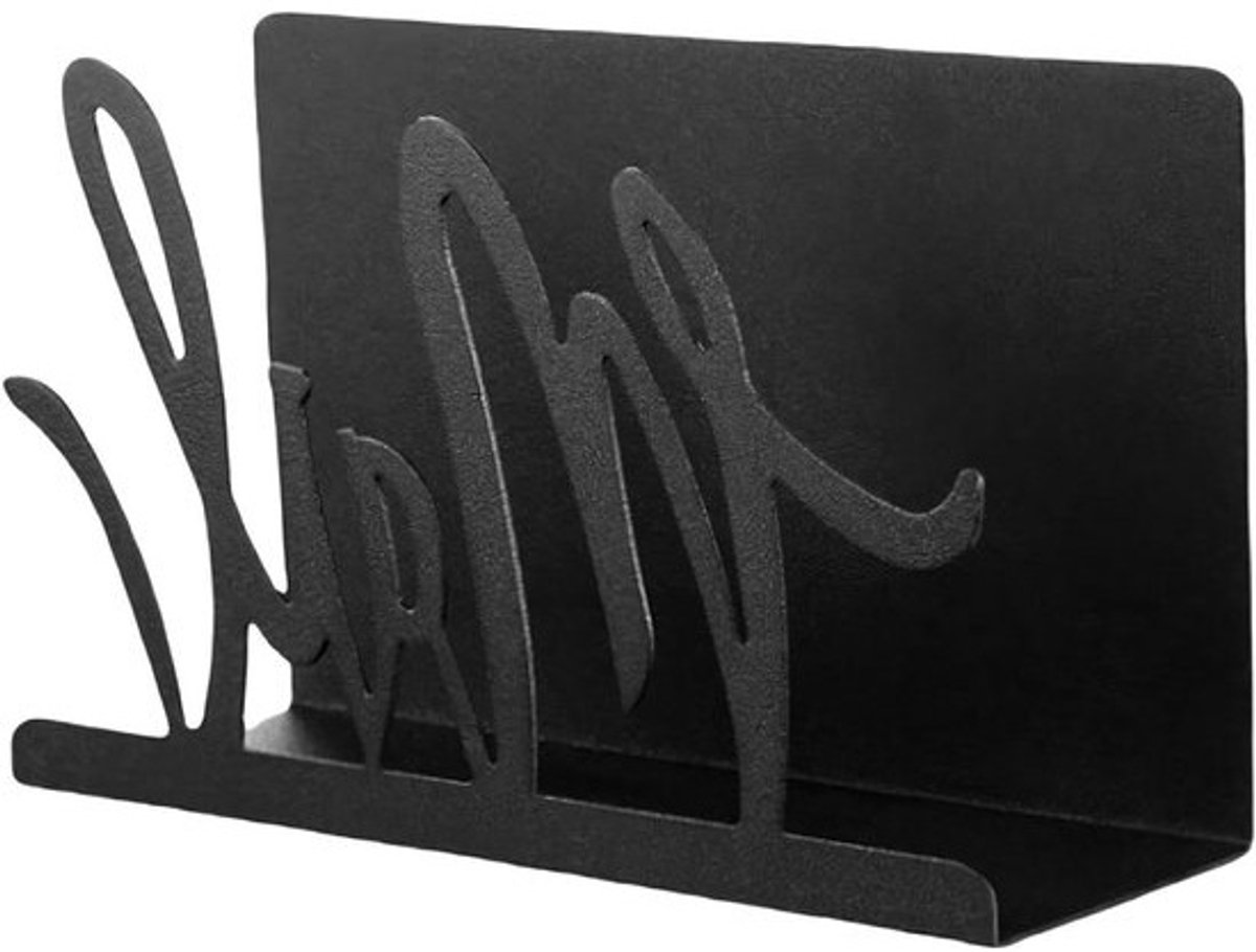 Briefhouder Bureau - Brief organizer Postbakje - Bureau Organiseren - Open Hol Ontwerp - 15x5.5x9.5 cm - Zwart