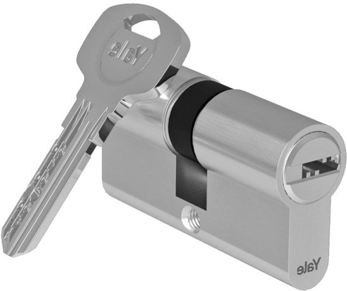 Veiligheidscilinder Deur - Slotcilinder Europrofiel - Huis Beveiligen - Met Noodfunctie - 40/40 mm - Nikkel