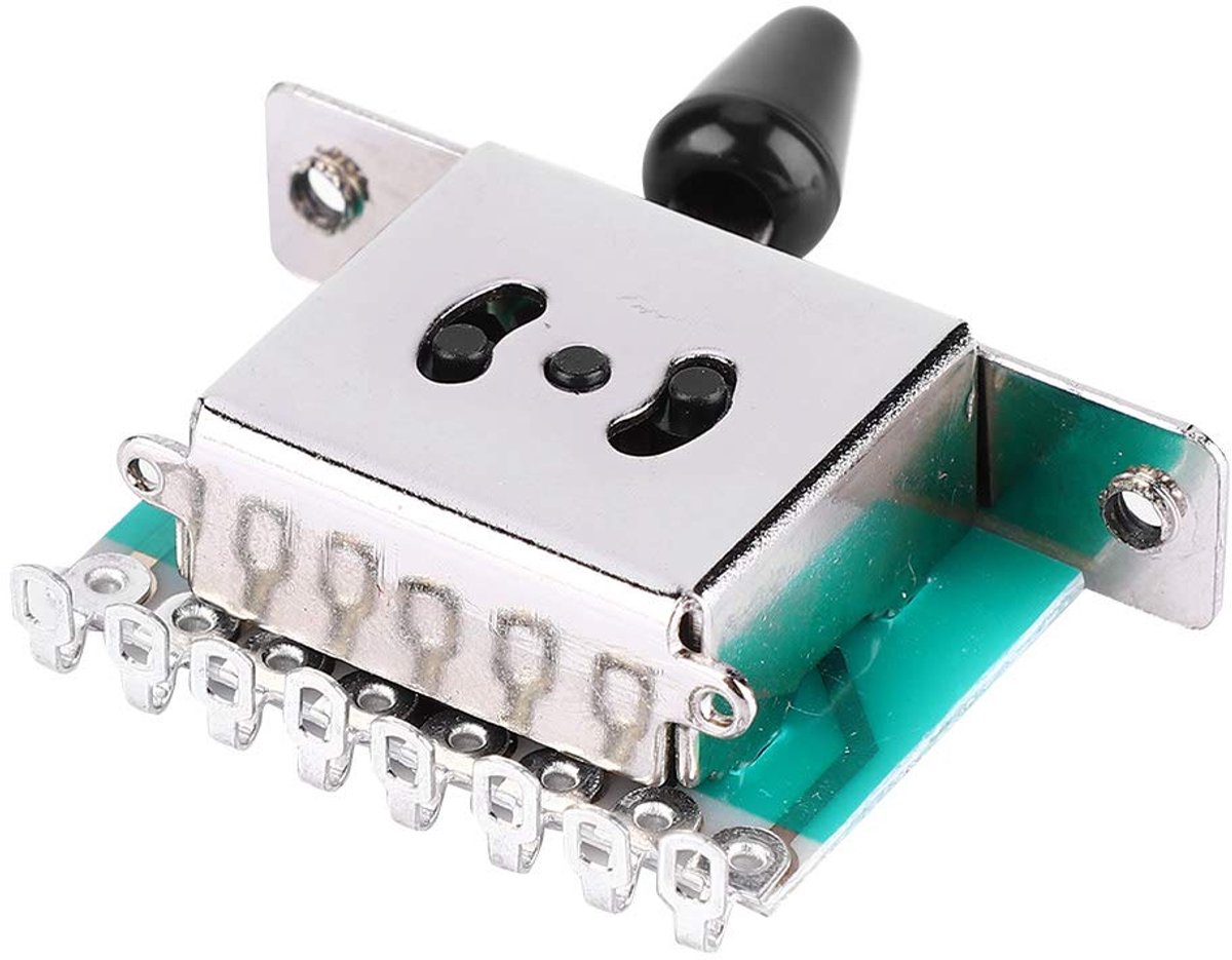 5 weg tuimelschakelaar Pickup keuzeschakelaar voor elektrische gitaaraccessoire, Andere accessoires voor snaarinstrumenten